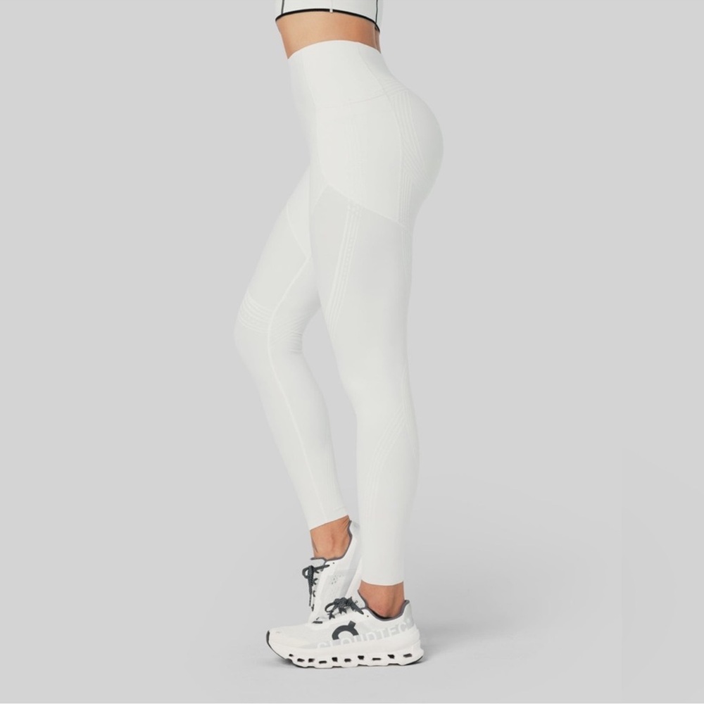FANKA Body Sculpt Double Coverage Leggings white size large